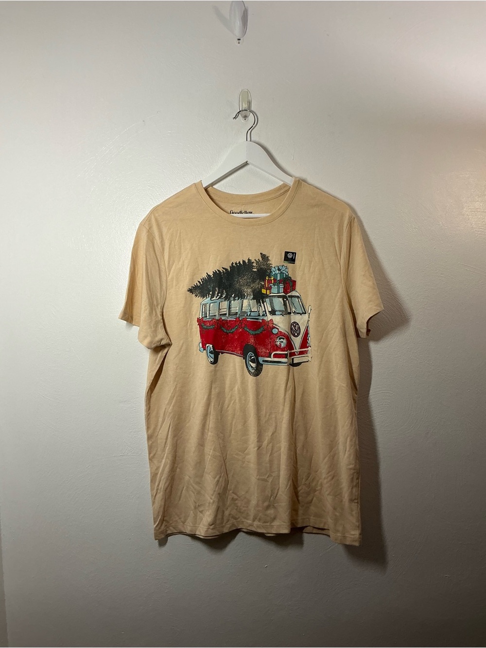 Goodfellow & Co Volkswagen Van Christmas Tee Size Large